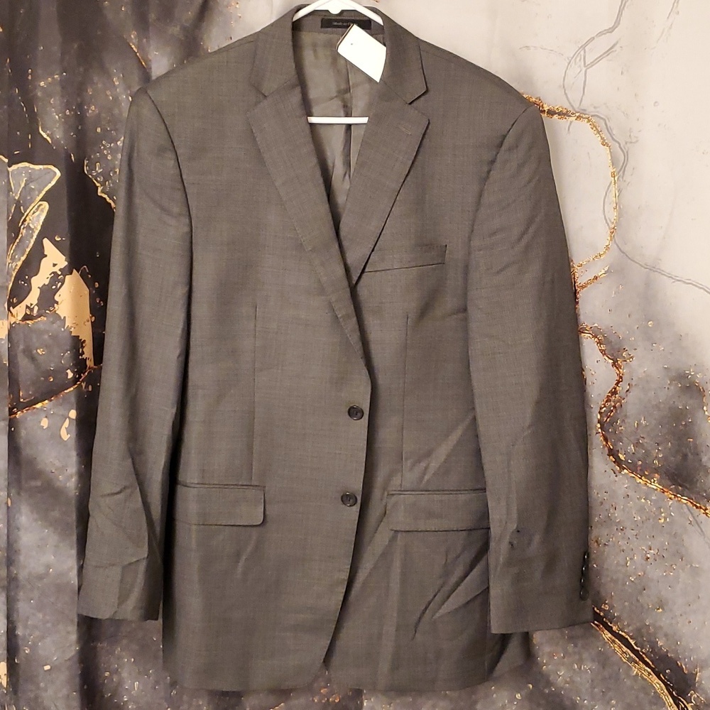 Calvin Klein Charcoal Blazer Suit Coat